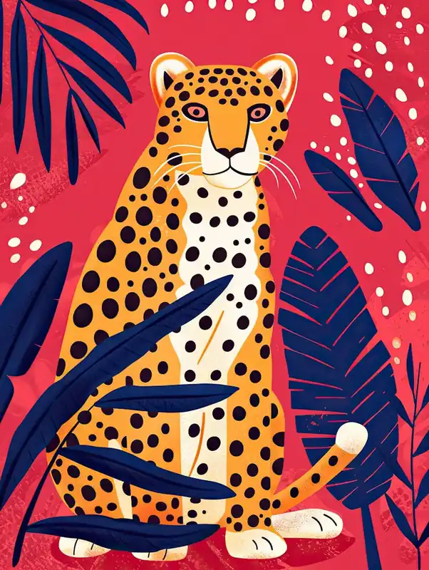 Leopard In The Jungle 75 Sale