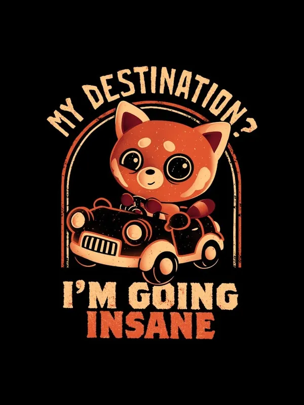 Popular Going Insane - Funny Creepy Cute Sarcasm Red Panda Gift 1