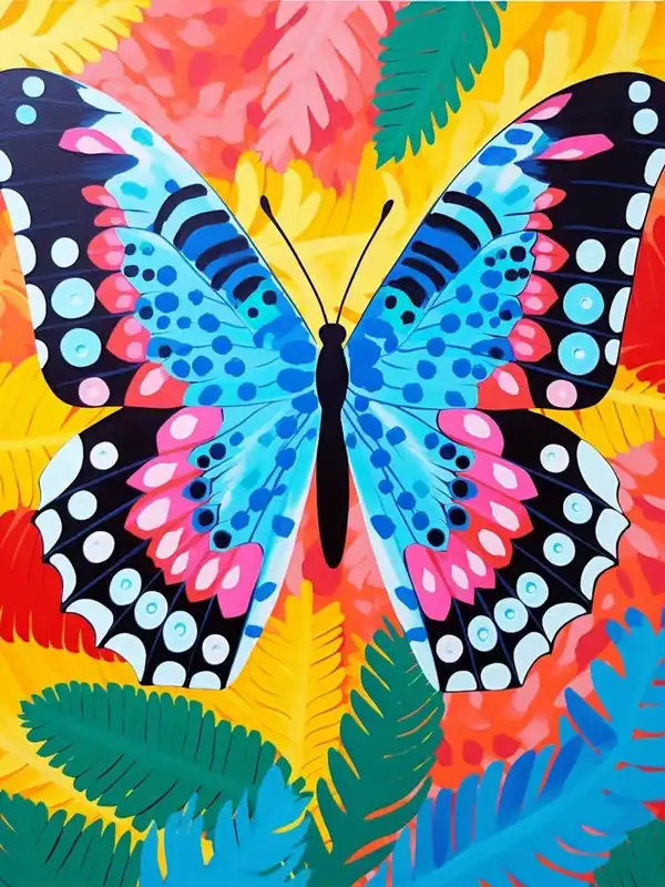 Pop Art Peacock Butterfly 2 Super Sale