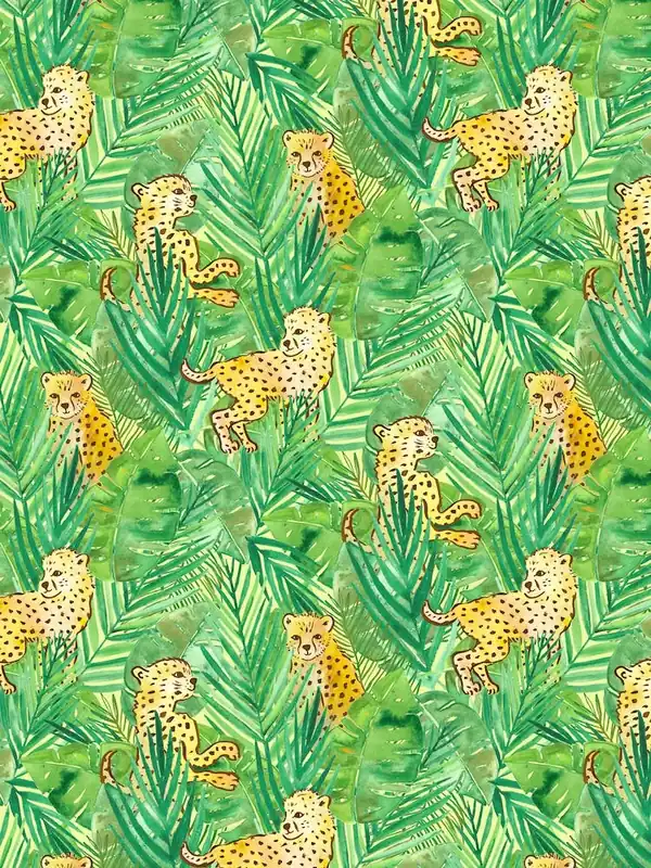Cheetah Cubs In Jungle No Minimum Order