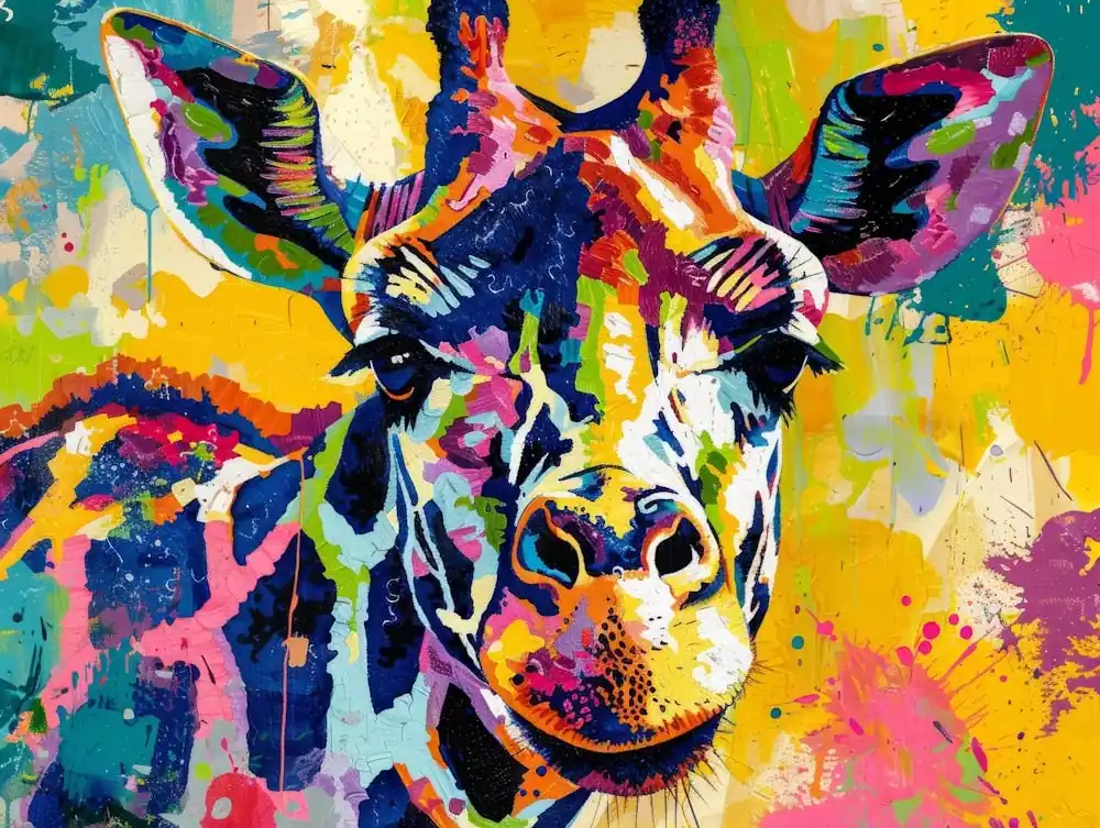 Low Price Giraffe Painting 1