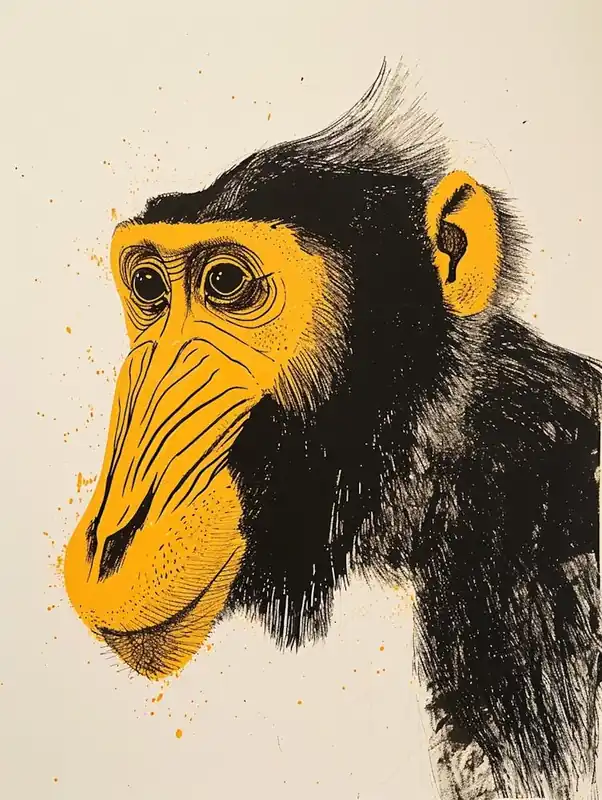Yellow Mandrill 1 Get Yours