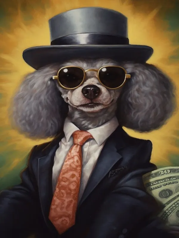 Order Now Gangster Dog Poodle