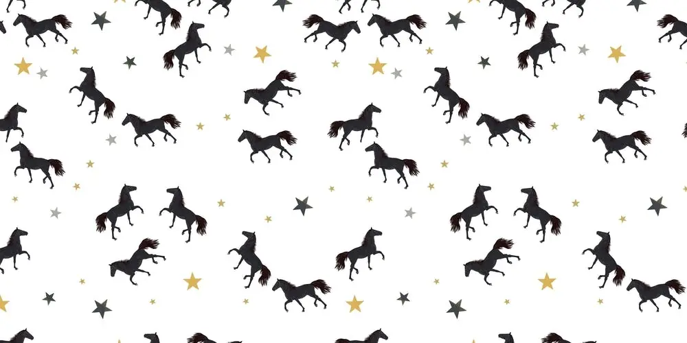 Black Horses Pattern Special Offer