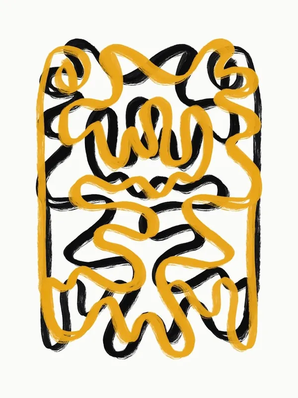 Seasonal Sale Tiger line art