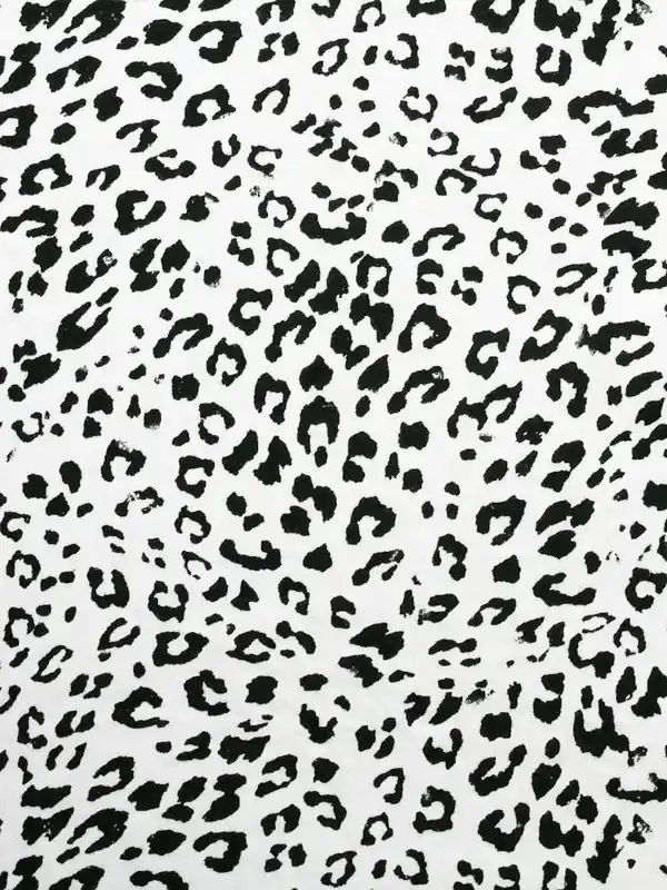 Original Black And White Leopard Print