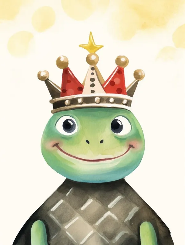 Little Turtle 2 Wearing A Crown Limited Edition