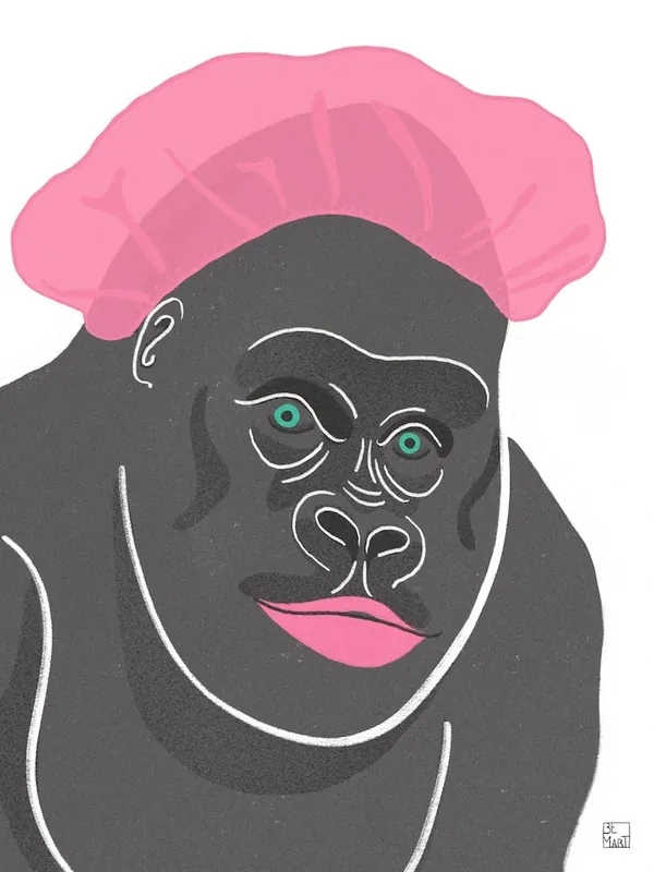 Gorilla With Shower Cap Hot Deal