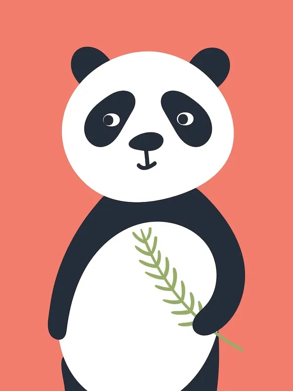 Panda Neutral Red Kids Next Day Delivery