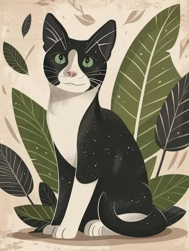 Black And White Cat 15 Special Offer