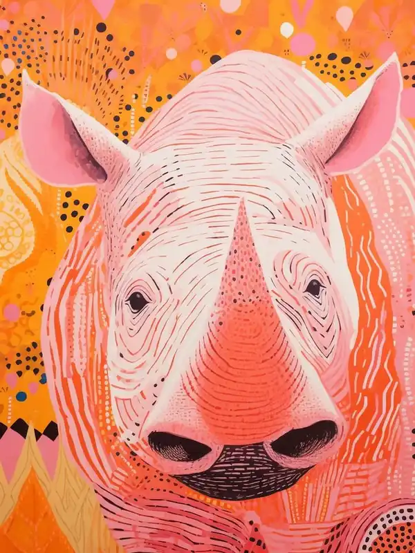 Must Have Close Up Pink Rhino