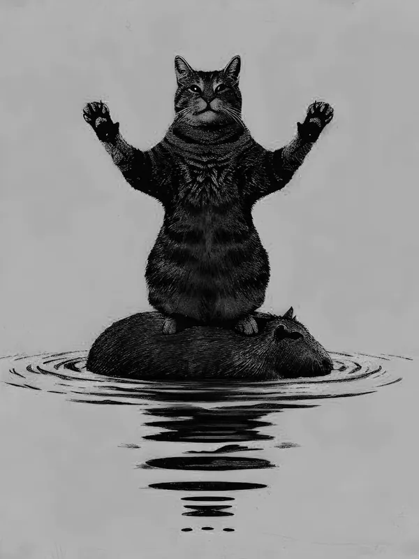 Special Offer Cat In Water