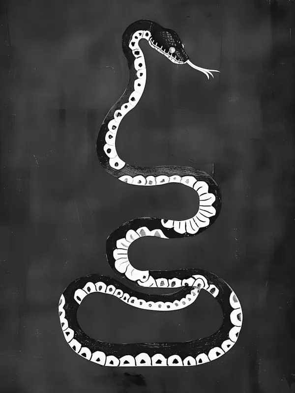 Snake On A Blackboard Must Have