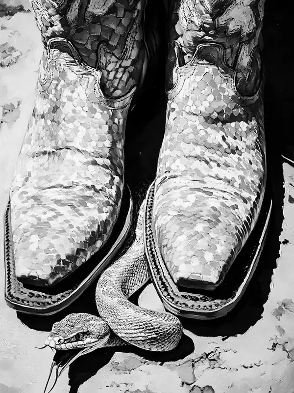 Trending Snake In Cowboy Boots