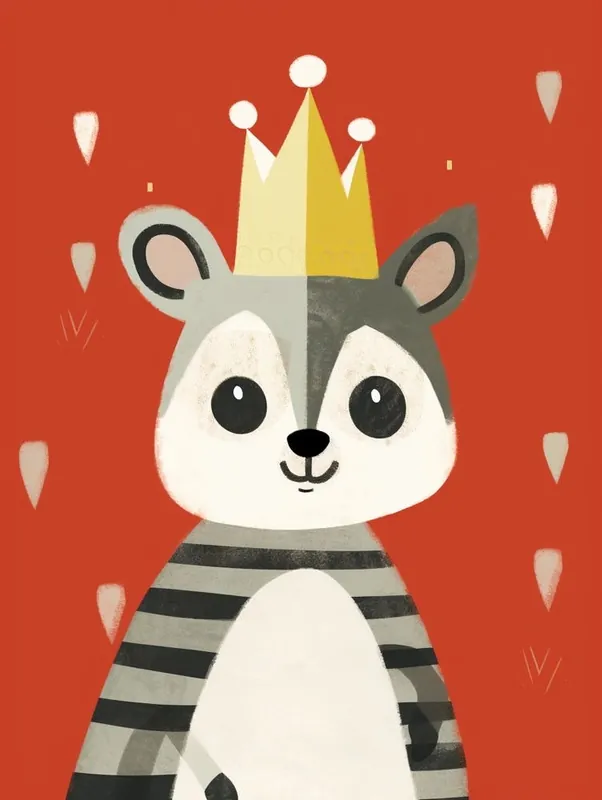 Little Lemur 6 Wearing A Crown Exclusive Offer