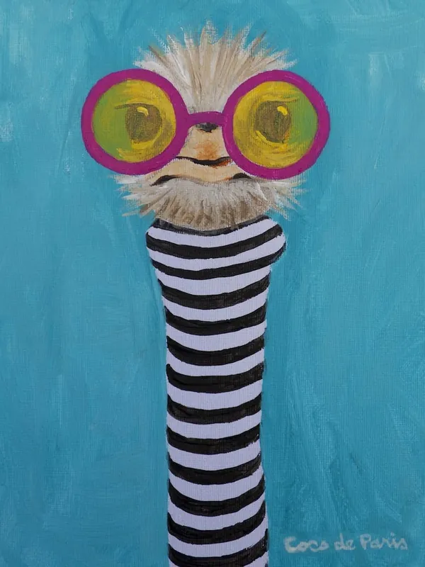 Stripy Ostrich Editor’s Pick