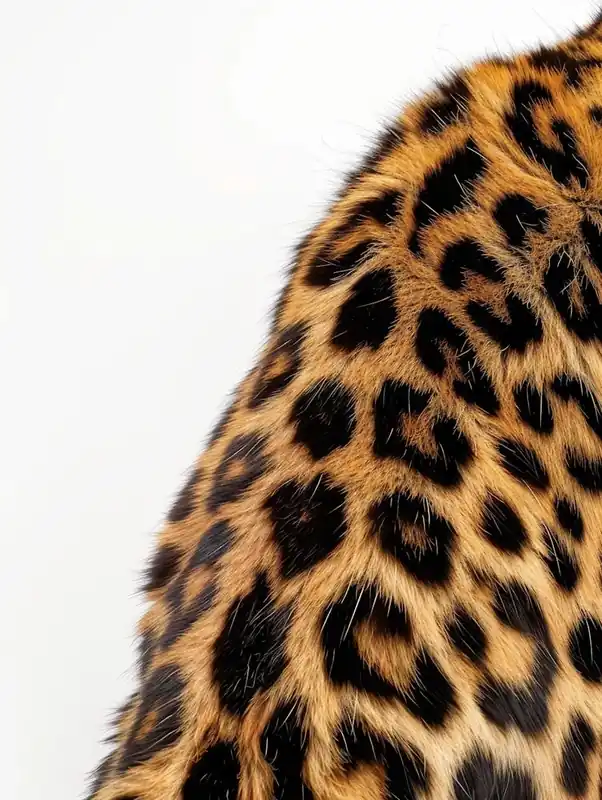 No Minimum Order Leopard On A White Background