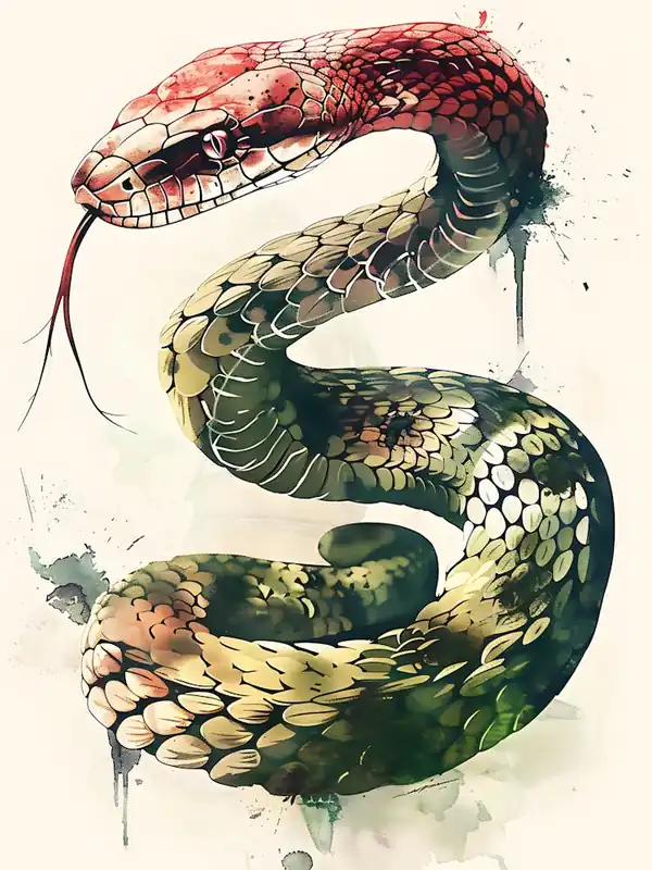 Flash Sale Snake Painting