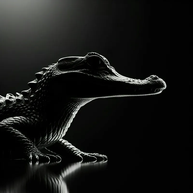 Crocodile Silhouette Secure Checkout