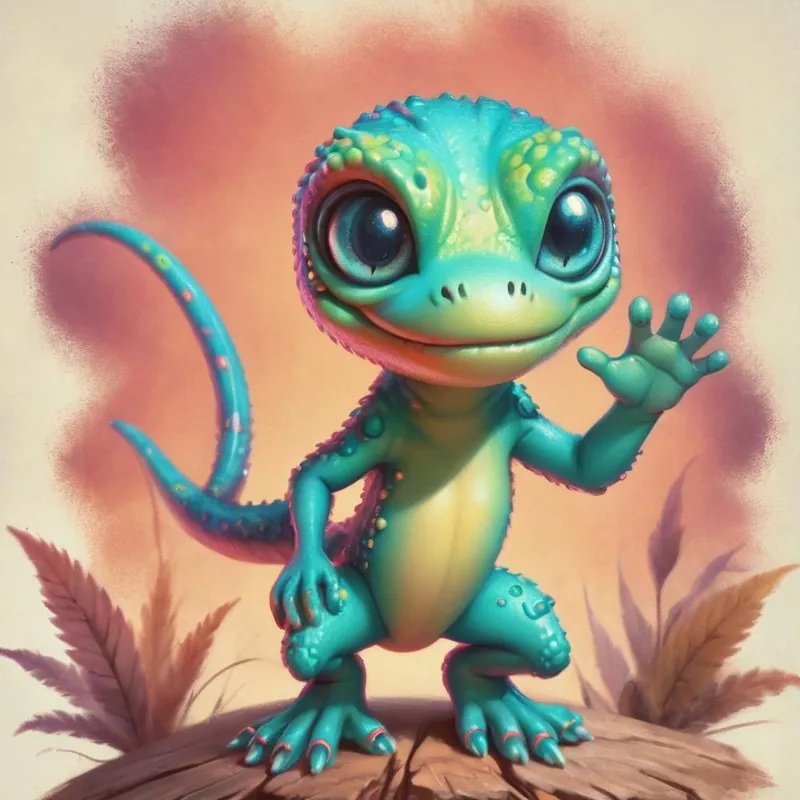 Little Lizard Grab Now
