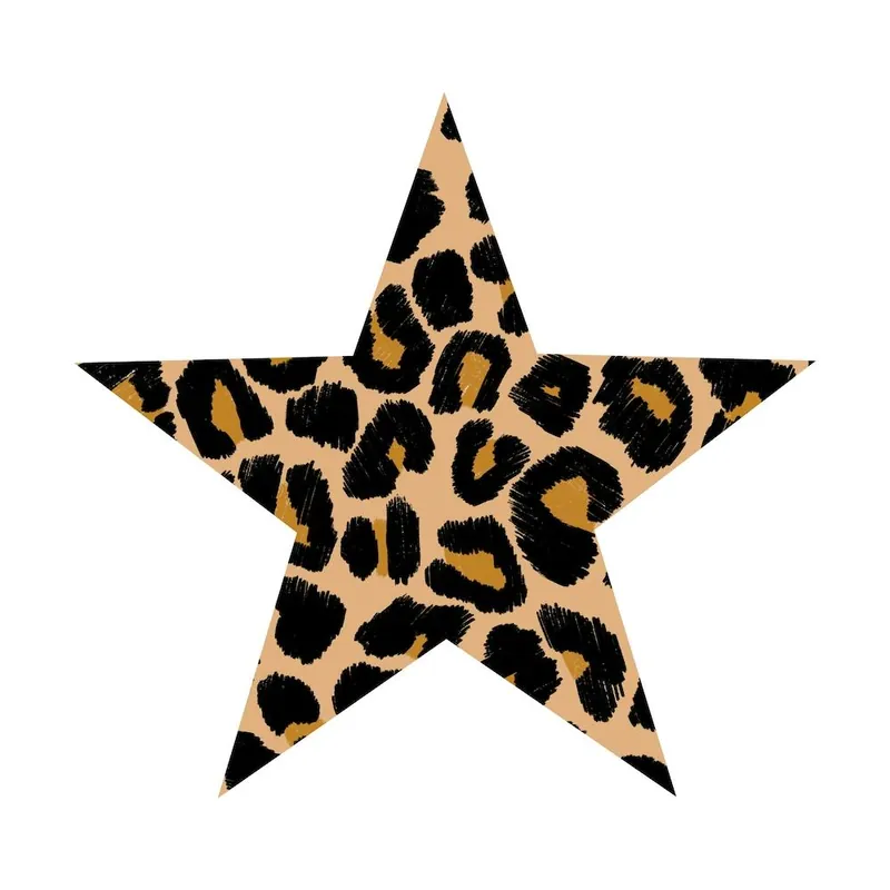 Price Drop LeopardPrint Star