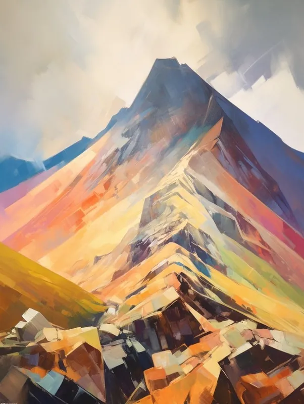 New Arrival Cadair Idris Wales 2 Mountain Painting