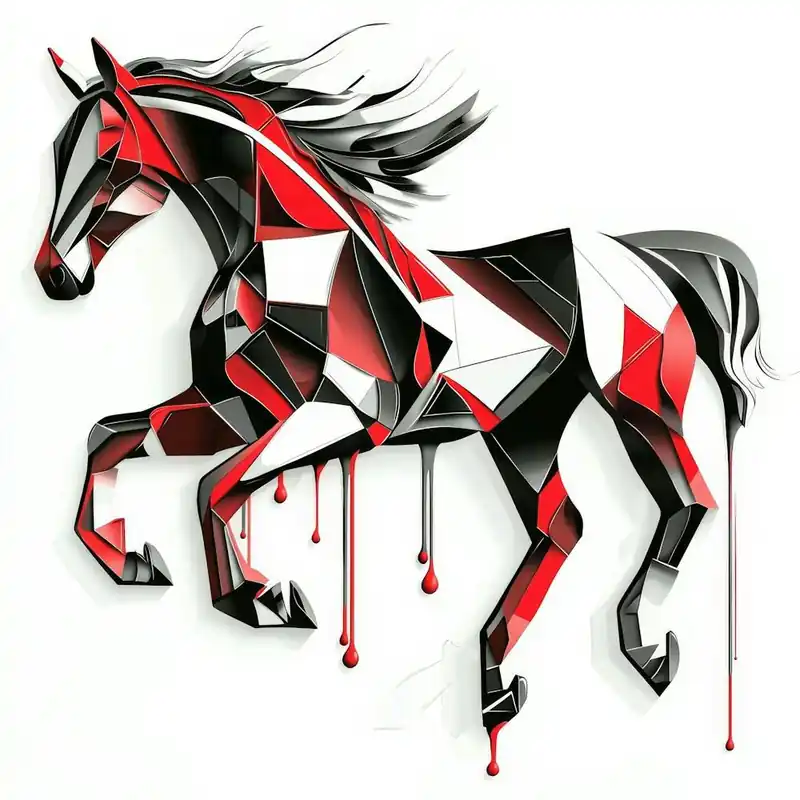 Super Sale Abstract Horse