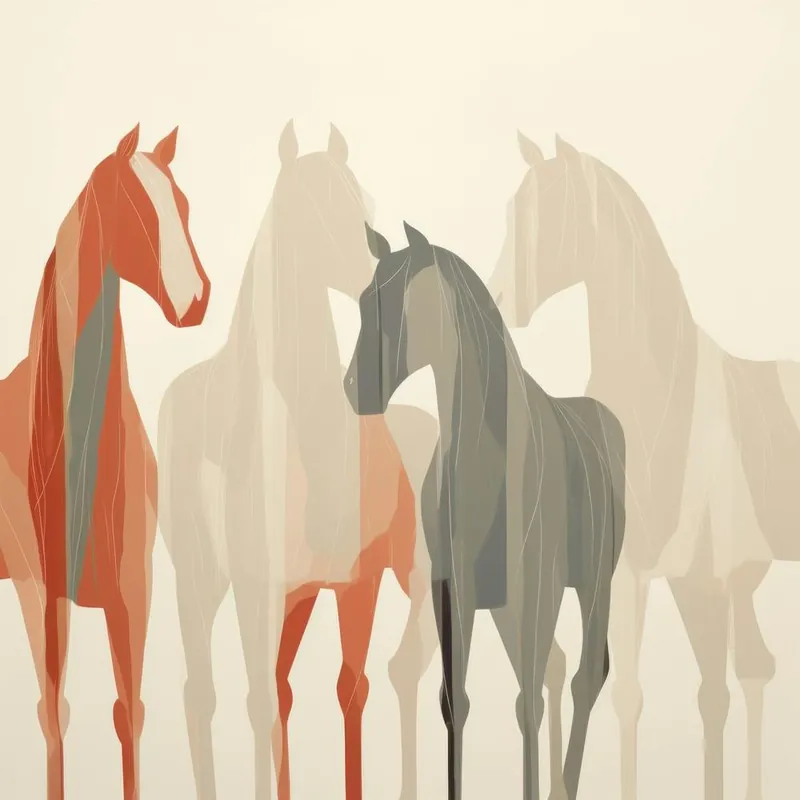 Hot Picks Abstract Equines Collection 69