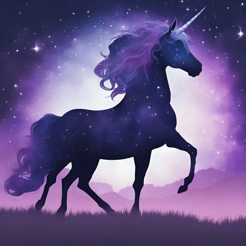 Unicorn In The Night Sky Hot Deal