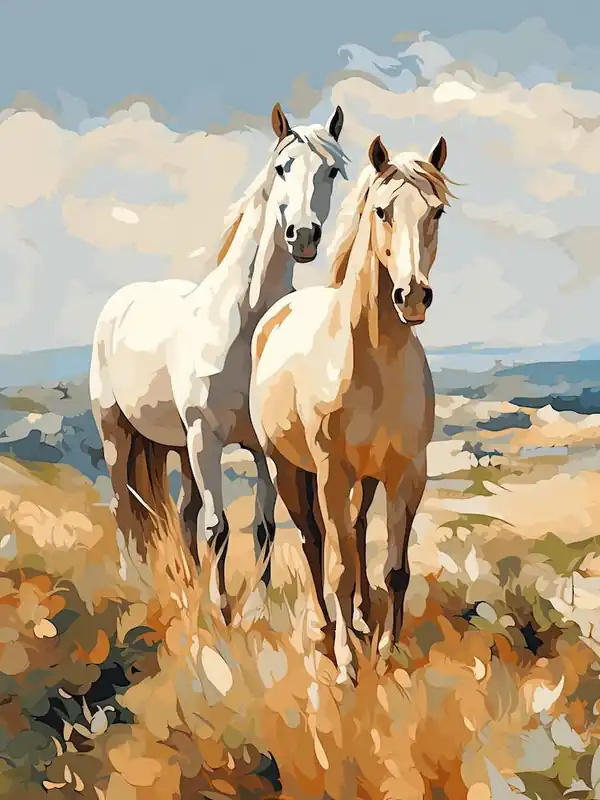 Factory Price Horses Painting In Andalusia Spain 1