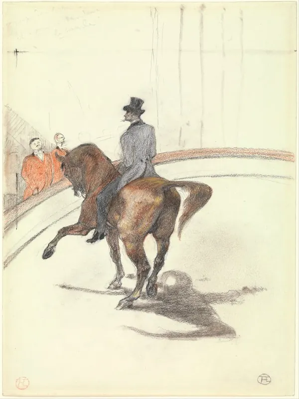 Today Only At The Circus The Spanish Walk (Au Cirque Le Pas Espagnol), Henri de Toulouse-Lautrec