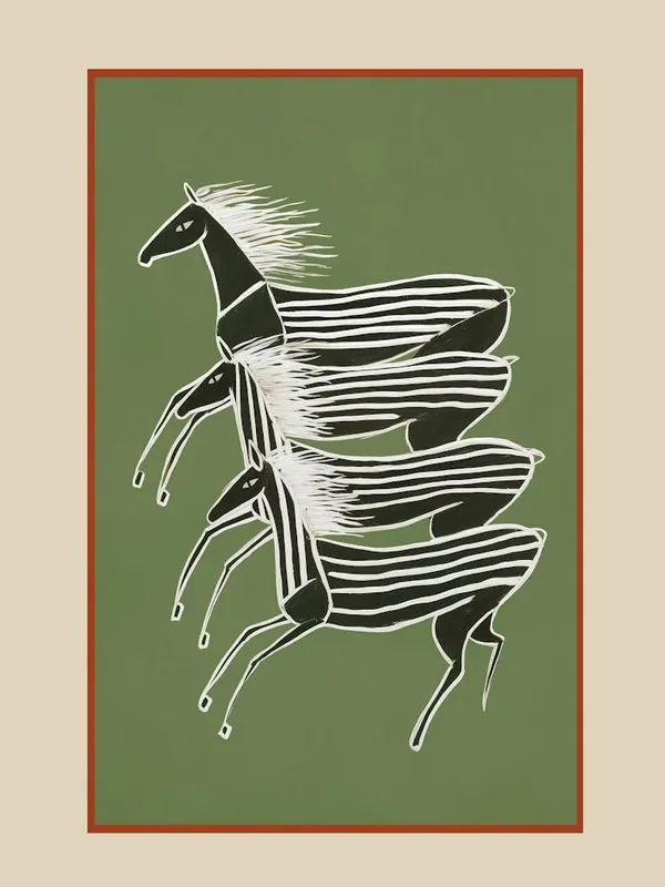 Horses in Stripes Viral