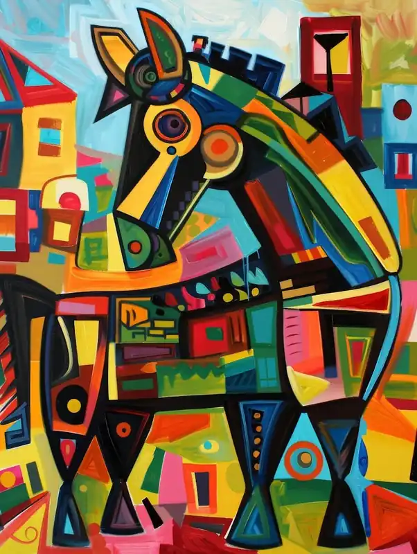 Authentic Horse In The City