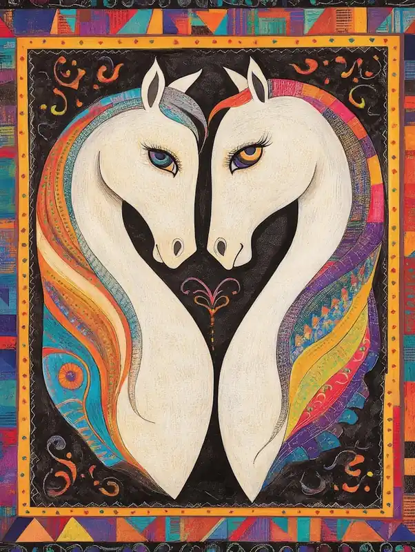 Two Horses In Love 2 Hot Deal