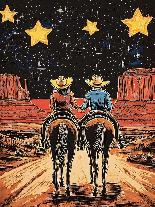 Wholesale Cowboys At Night