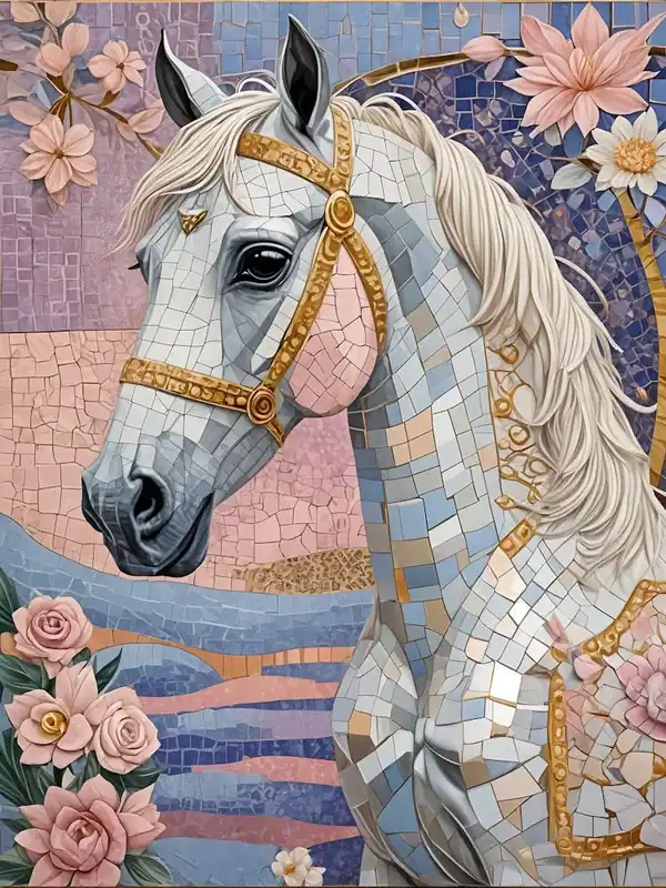 Deal Mosaic Horse