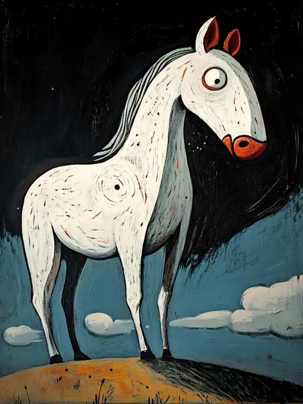 Markdown White Horse 1