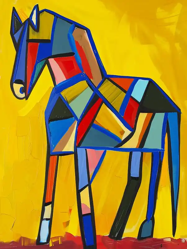Abstract Horse 1 Crafted