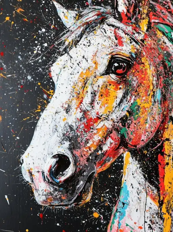 Grab Now Horse Painting 6