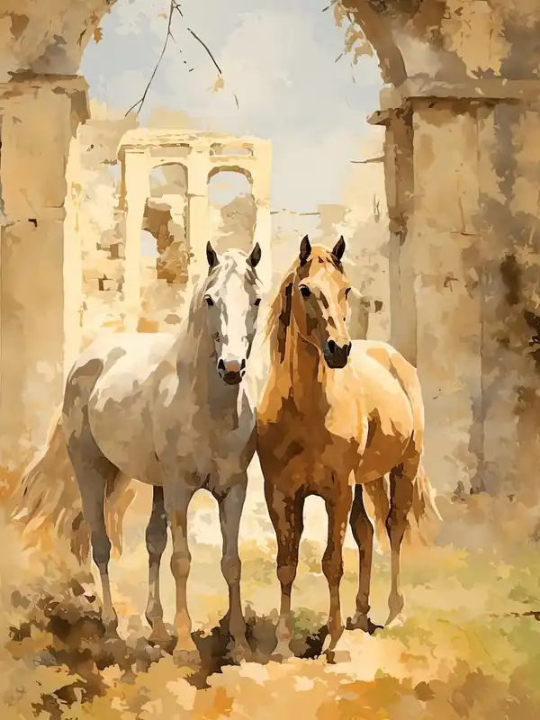 Horses Painting In Siena, Italy 1 Don’t Miss Out