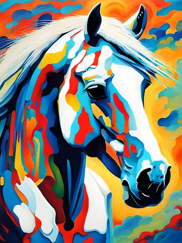 Shop Now Colourful Artistic Horse