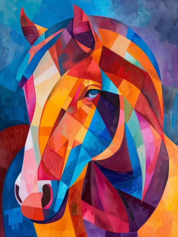 Fan Favorite Colorful Horse 4