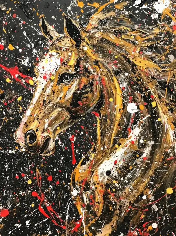 Holiday Sale Horse Painting 5