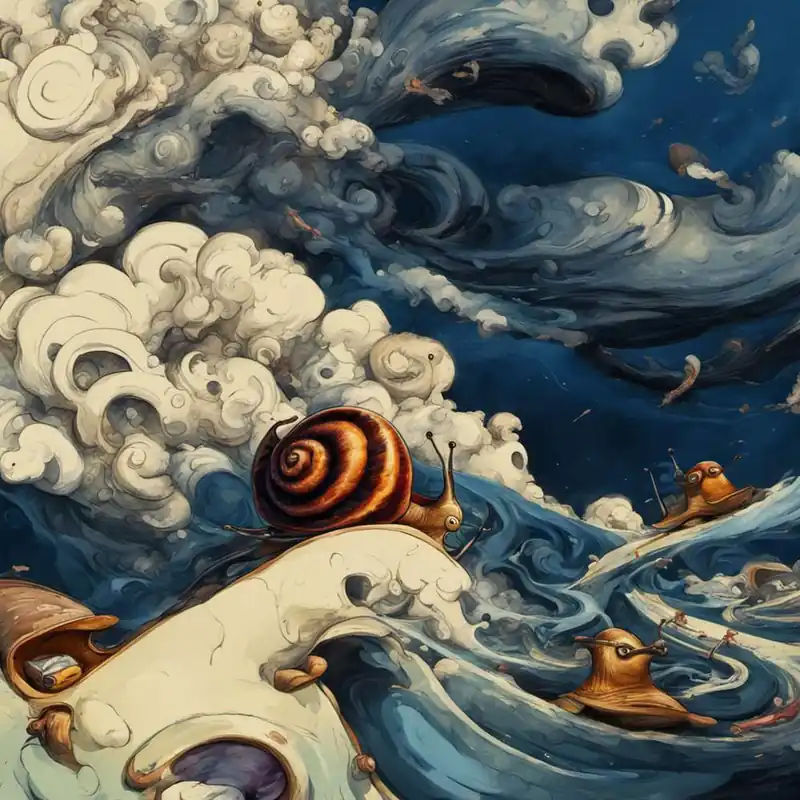 Limited Edition Snail In The Sea