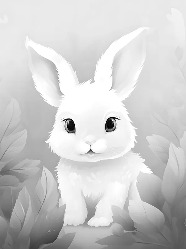 Hassle-Free Returns White Rabbit In The Forest