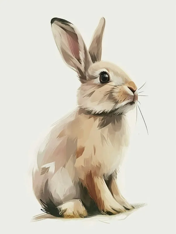 Free Returns Beveren Rabbit Kids Illustration 3