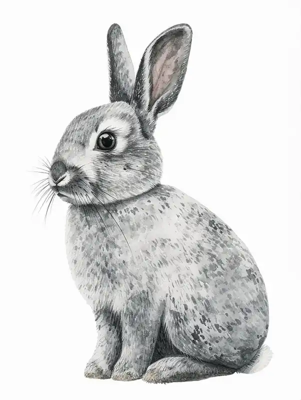 Place Order Silver Marten Rabbit Nursery Illustration 4