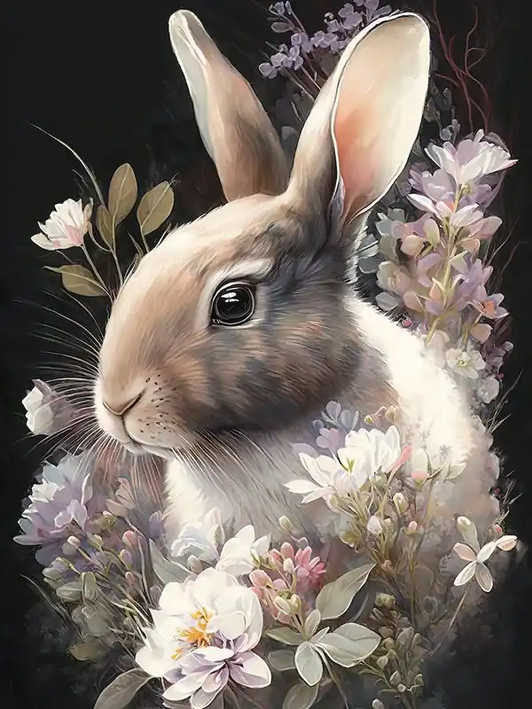 Rabbit And Flowers 3 Time-Limited