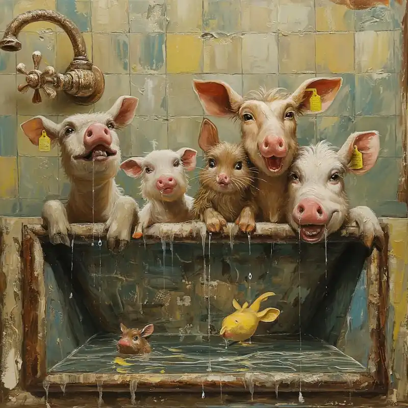 Pigs In The Bath Mega Sale