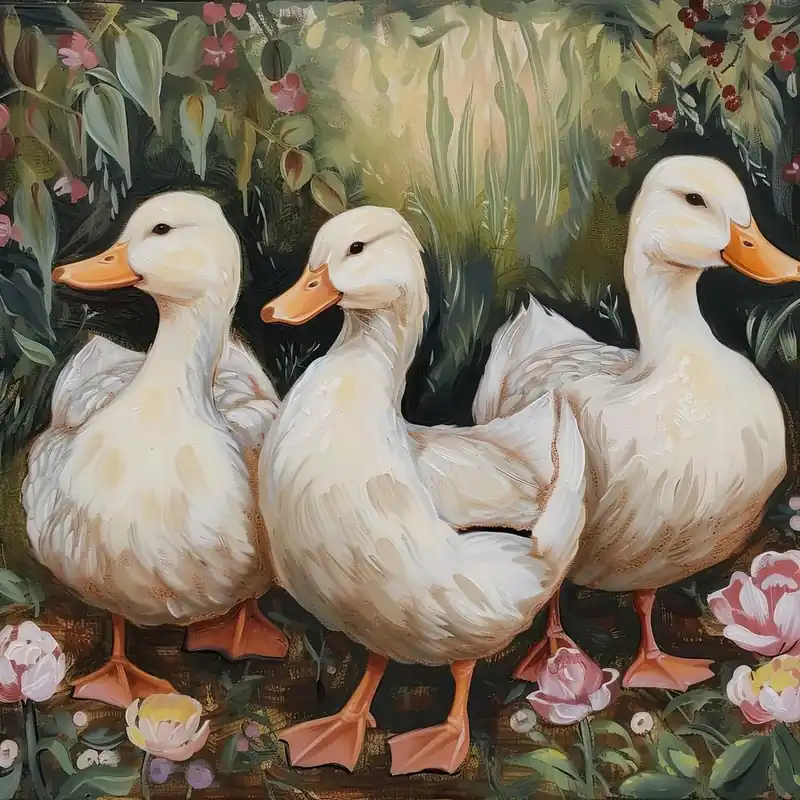 Best Choice Ducks Fairycore Painting 4